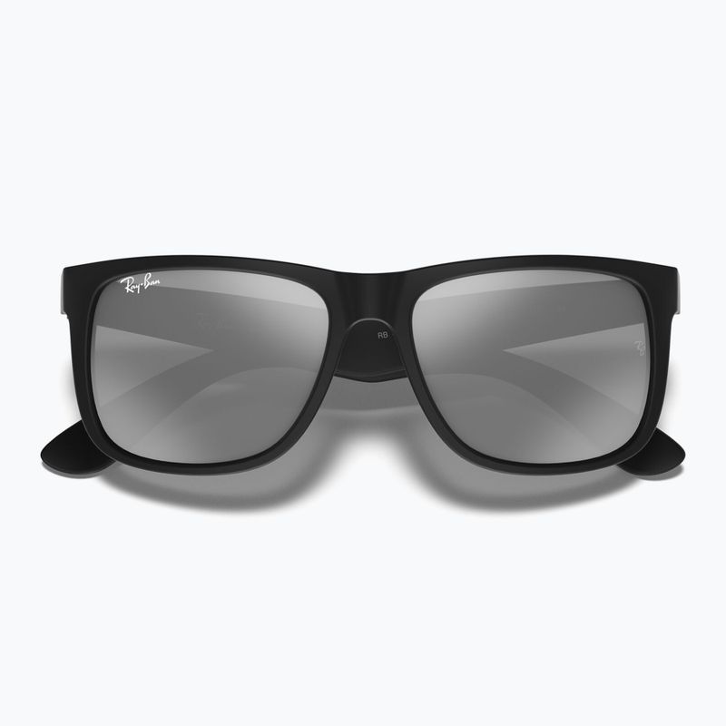 Occhiali da sole Ray-Ban Justin Classic matt black/silver grey mirror 3