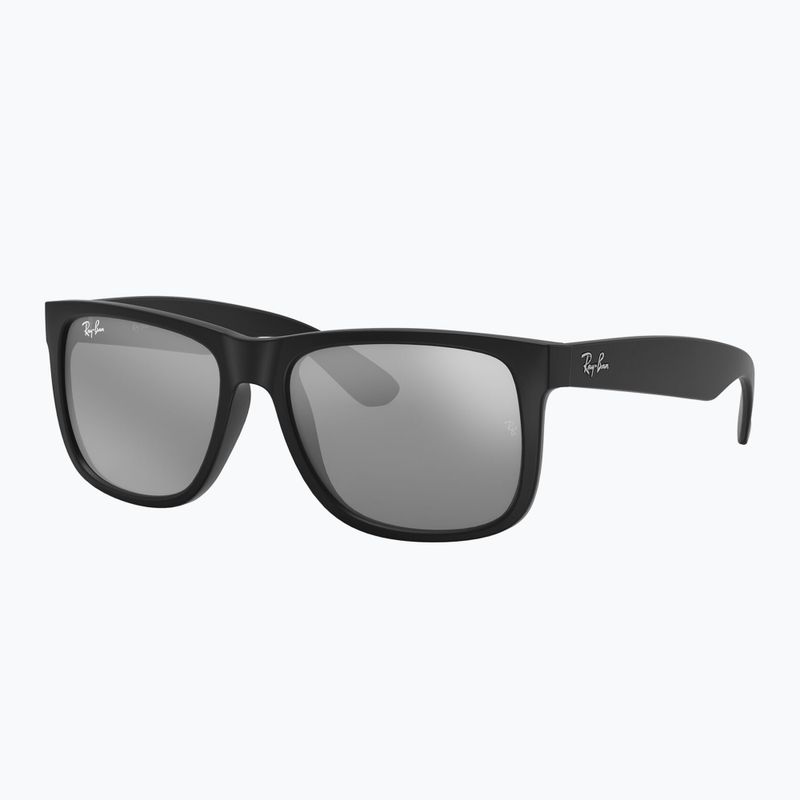 Occhiali da sole Ray-Ban Justin Classic matt black/silver grey mirror 4