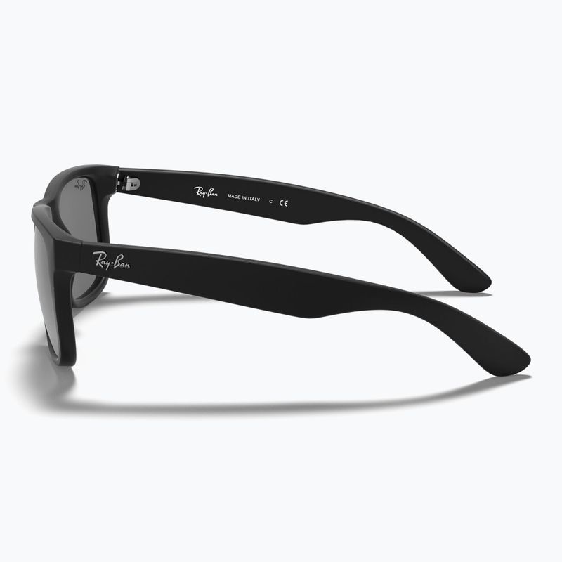 Occhiali da sole Ray-Ban Justin Classic matt black/silver grey mirror 7