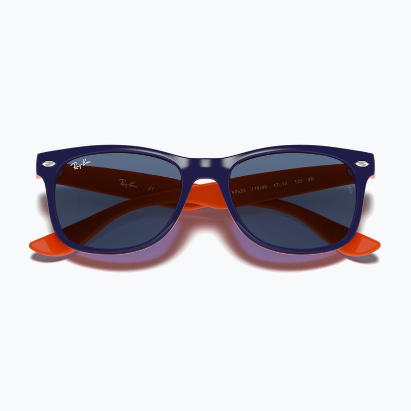 Occhiali da sole per bambini Ray-Ban New Wayfarer matte black/blue 3