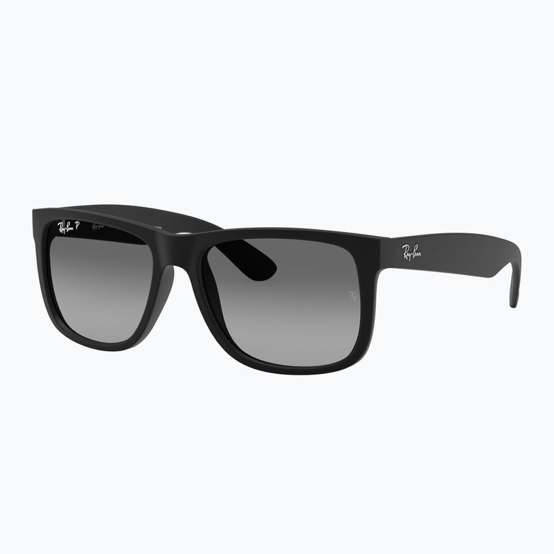 Occhiali da sole Ray-Ban Justin Classic matt black gum/dark grey 4