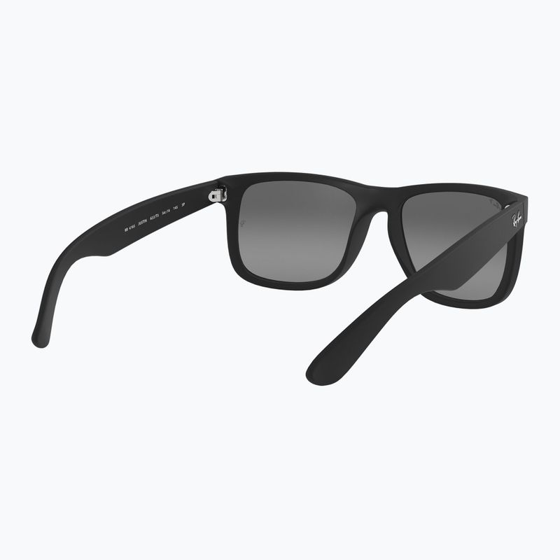 Occhiali da sole Ray-Ban Justin Classic matt black gum/dark grey 6