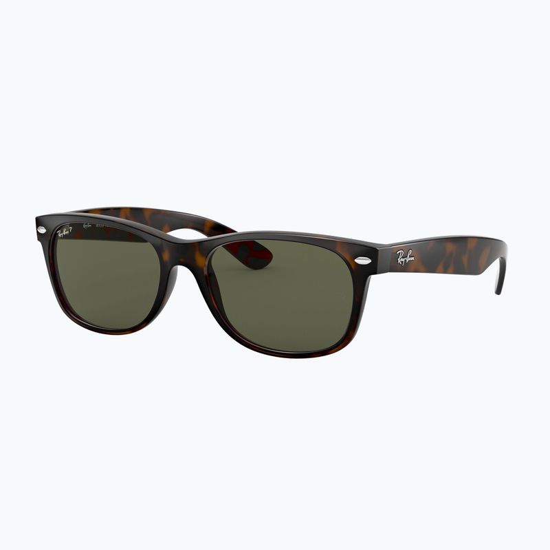 Occhiali da sole Ray-Ban New Wayfarer Classic tortoise/green g-15 polarized 4