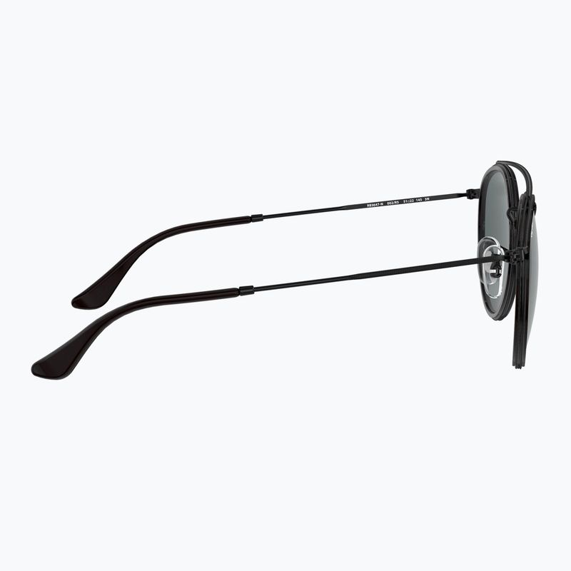 Occhiali da sole Ray-Ban Round Double Bridge black/blue/grey 7