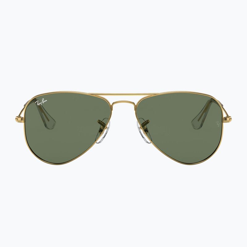 Occhiali da sole per bambini Ray-Ban Aviator arista gold/dark green 2
