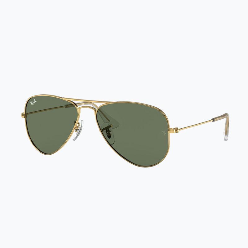 Occhiali da sole per bambini Ray-Ban Aviator arista gold/dark green 4