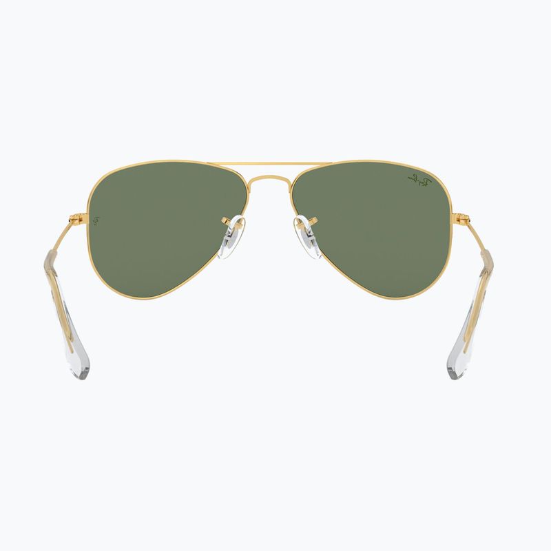 Occhiali da sole per bambini Ray-Ban Aviator arista gold/dark green 5
