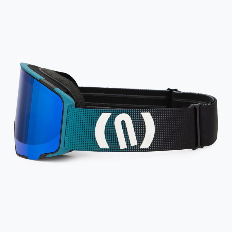 Maschera da sci Neon Ice black/petroleum/mirror blue/amber 5