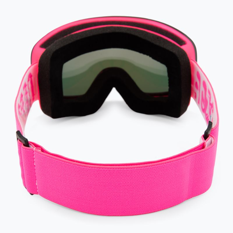 Maschera da sci Neon Light pink/mirror violet 3