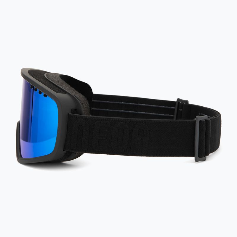 Maschera da sci Neon Force Otg black/black/mirror blue 4