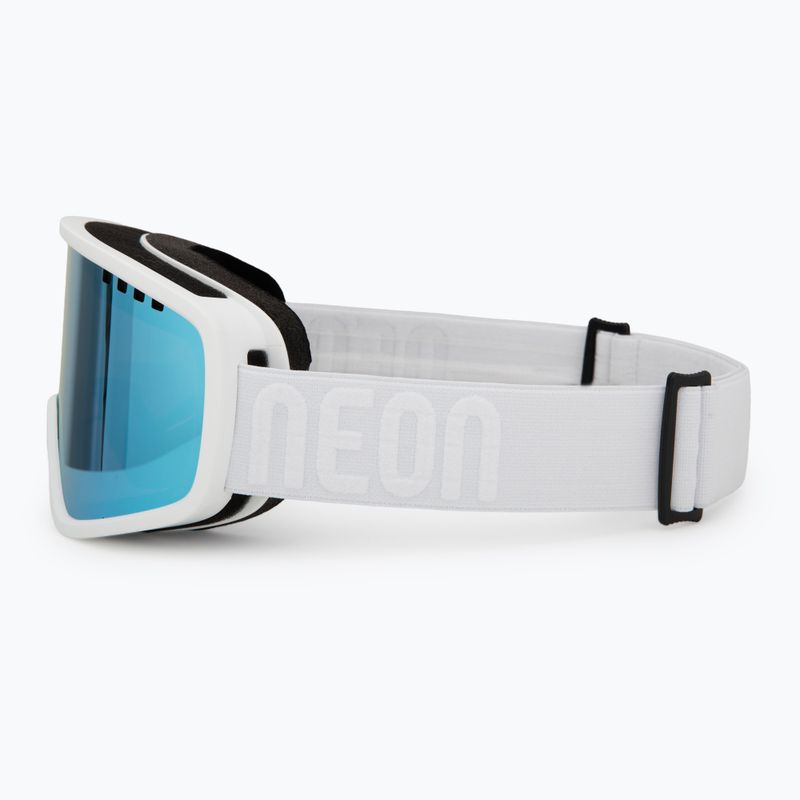 Maschera da sci Neon Force Otg white/white/mirror steel 4