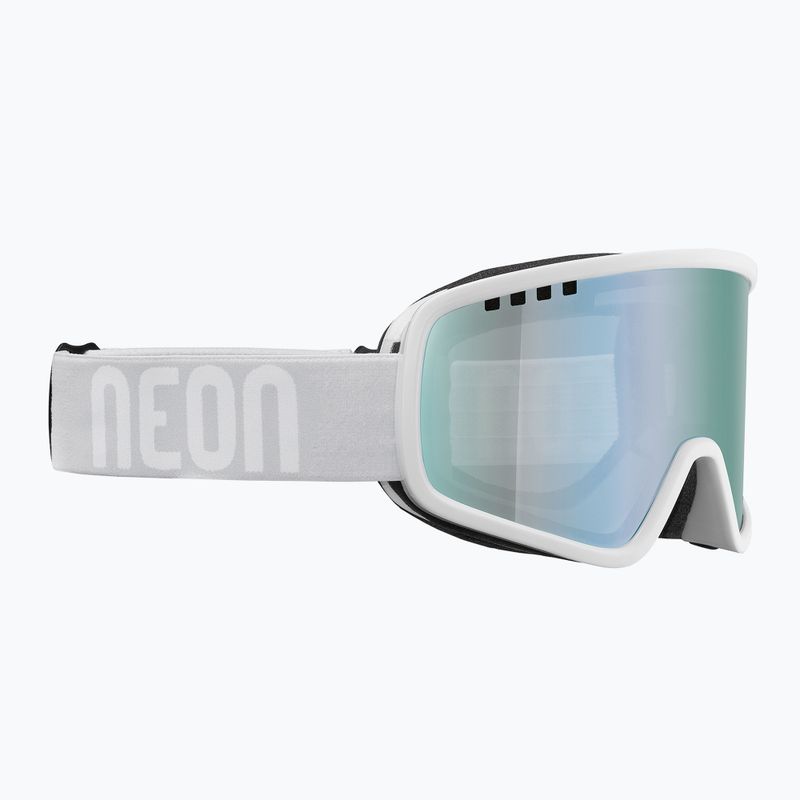 Maschera da sci Neon Force Otg white/white/mirror steel 5