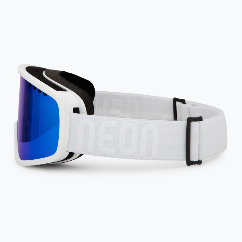 Maschera da sci Neon Force Otg white/white/mirror blue 4