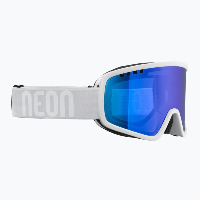 Maschera da sci Neon Force Otg white/white/mirror blue 5