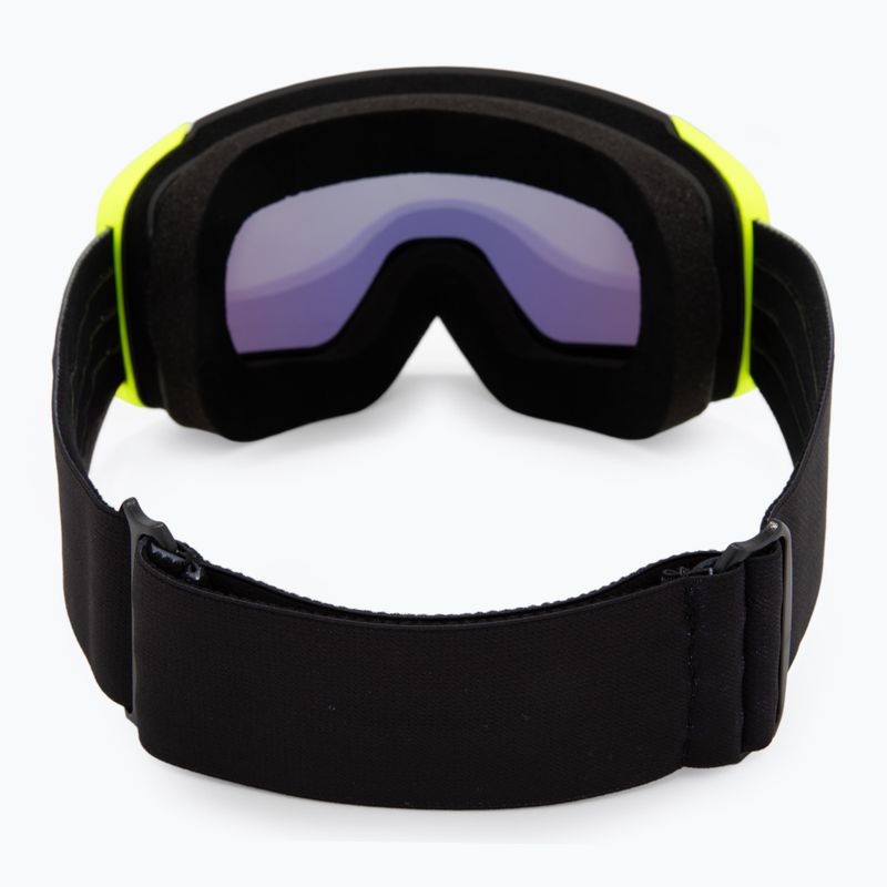 Maschera da sci Neon Eclipse black/yellow/mirror gold 3