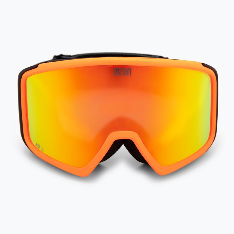 Maschera da sci Neon Eclipse orange/mirror red 2