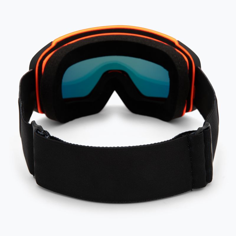Maschera da sci Neon Eclipse orange/mirror red 3