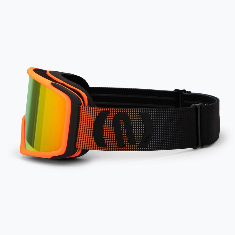Maschera da sci Neon Eclipse orange/mirror red 4