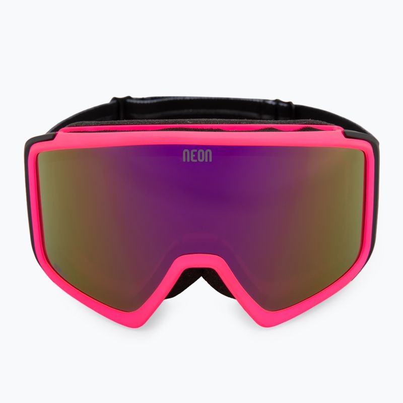 Maschera da sci Neon Eclipse pink/mirror violet 2