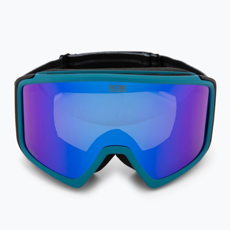 Maschera da sci Neon Eclipse petroleum/mirror blue 2