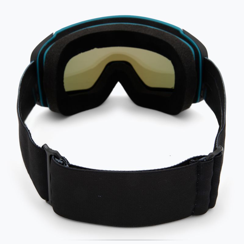 Maschera da sci Neon Eclipse petroleum/mirror blue 3