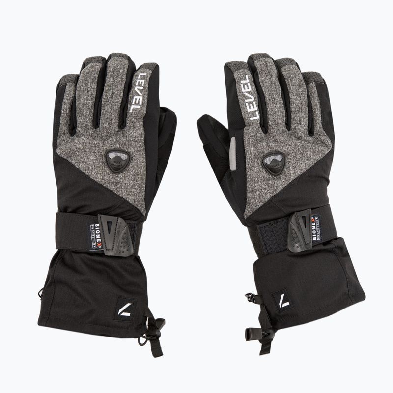Guanti da snowboard da uomo Level Fly ninja nero 3