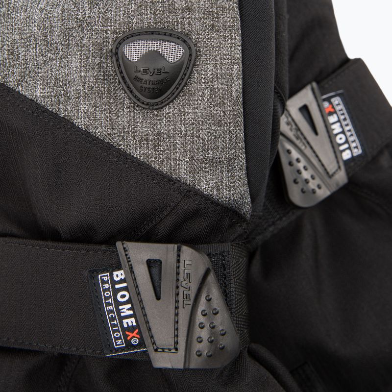 Guanti da snowboard da uomo Level Fly ninja nero 4