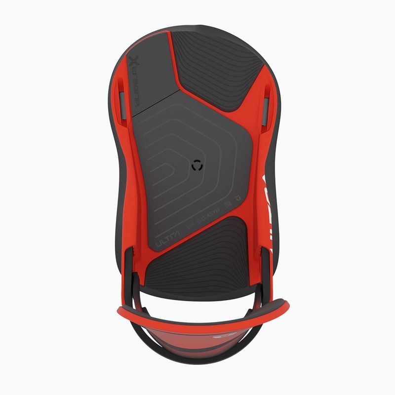 Attacchi da snowboard da uomo Union Ultra rosso caldo 4