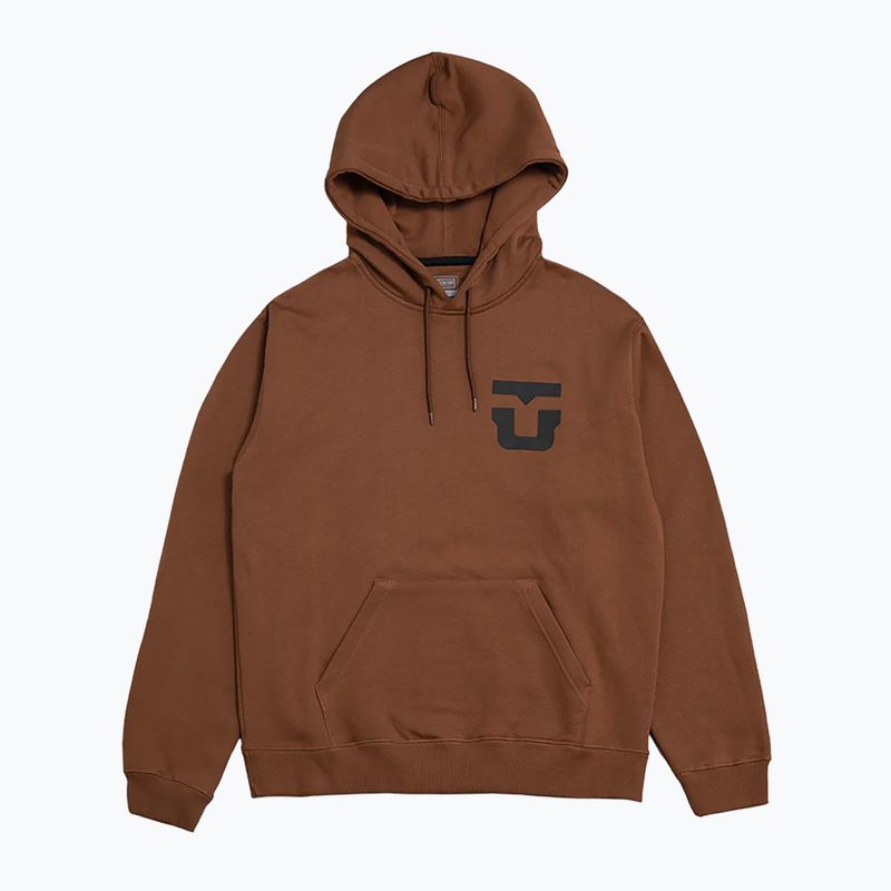Felpa con cappuccio Union Team marrone