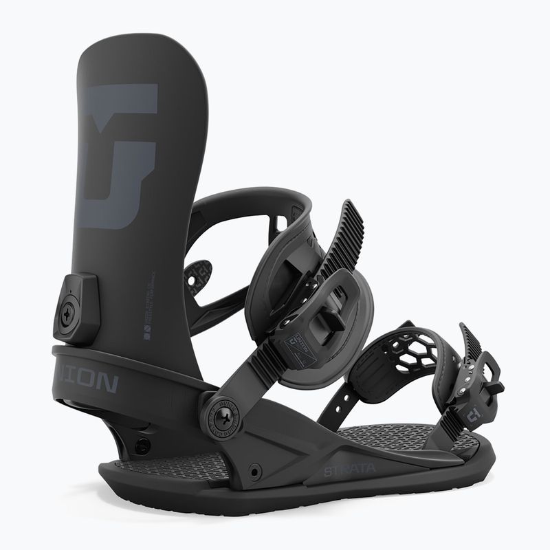 Attacchi da snowboard da uomo Union Strata nero 4