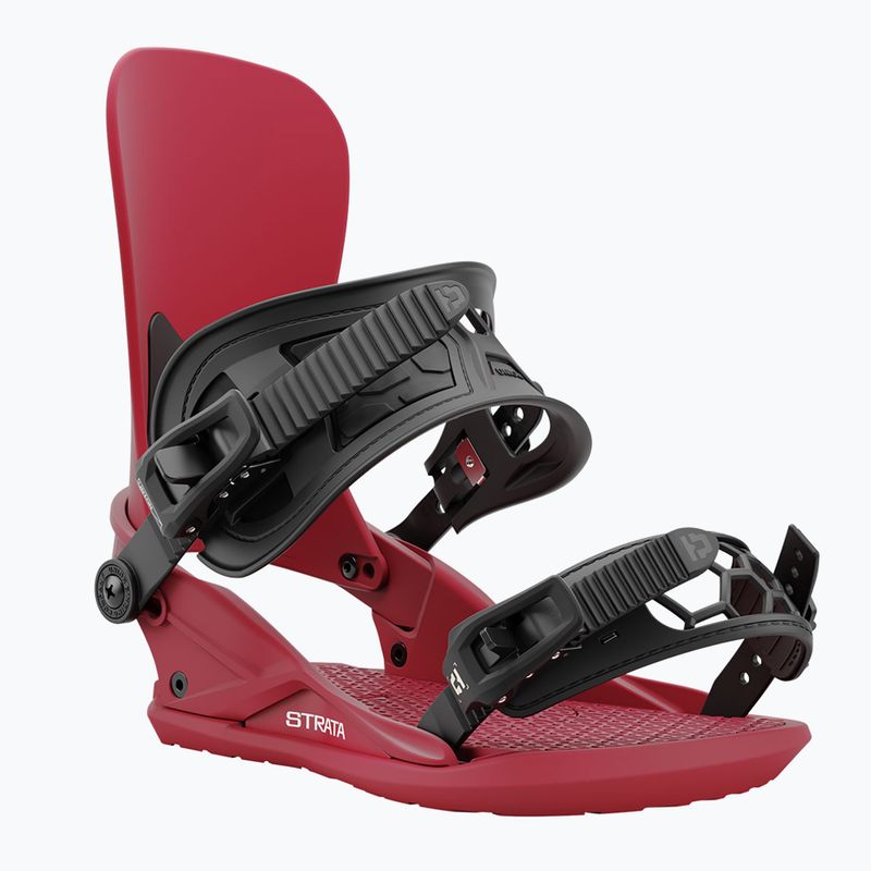 Attacchi da snowboard da uomo Union Strata bordeaux