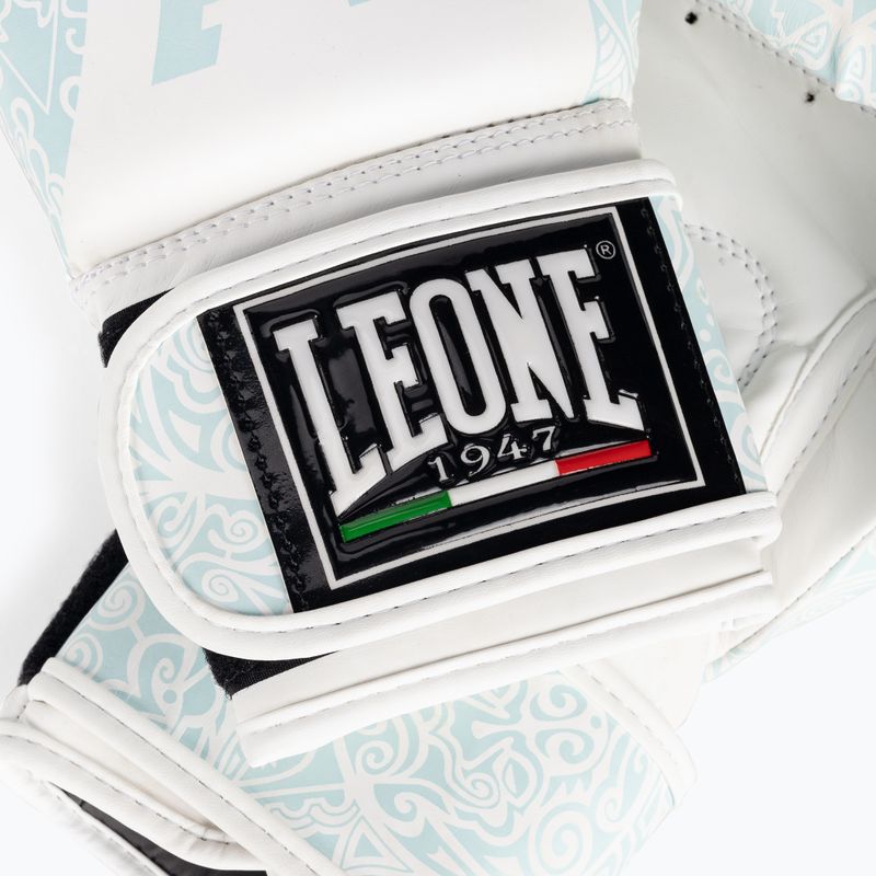 Guantoni da boxe LEONE 1947 Nuovo Maori bianco 5