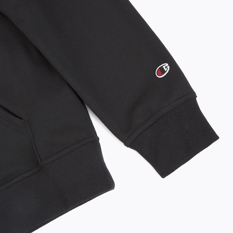 Felpa da uomo Champion 22025 Sweatshirt Hoodie FZ black 4