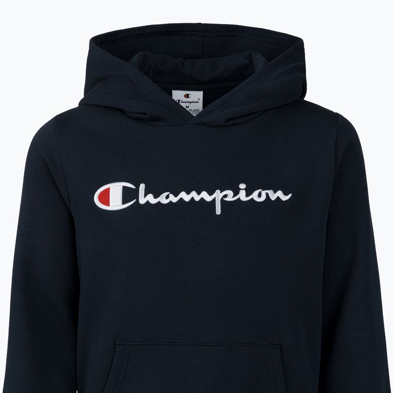 Felpa bambini Champion 306874 Sweatshirt Hooded navy 4