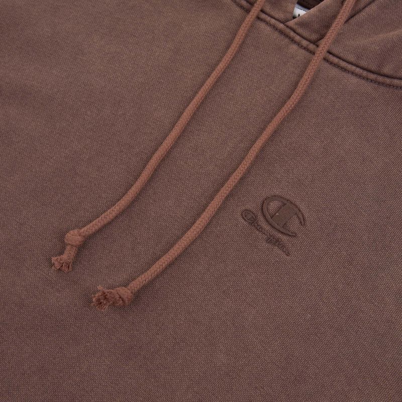 Felpa da uomo Champion 221571 Sweatshirt Hooded chocolate 3