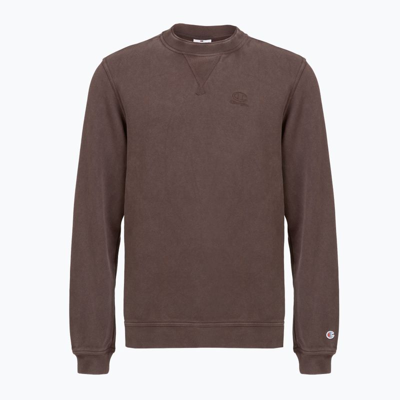 Felpa da uomo Champion 221572 Crewneck Sweatshirt chocolate