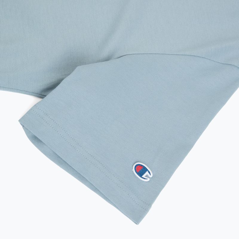 T-shirt da uomo Champion 221604 Crewneck baby blue 4