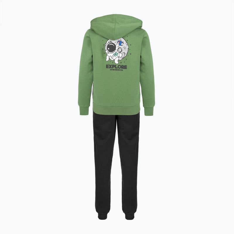 Tuta per bambini Champion 307300 Sweatsuit rock grey/new black 2