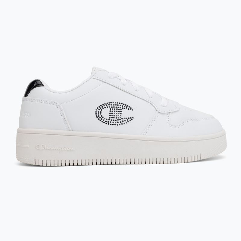 Scarpe Champion RD18 Platform Glitter G GS Low Cut wht/nbk 2