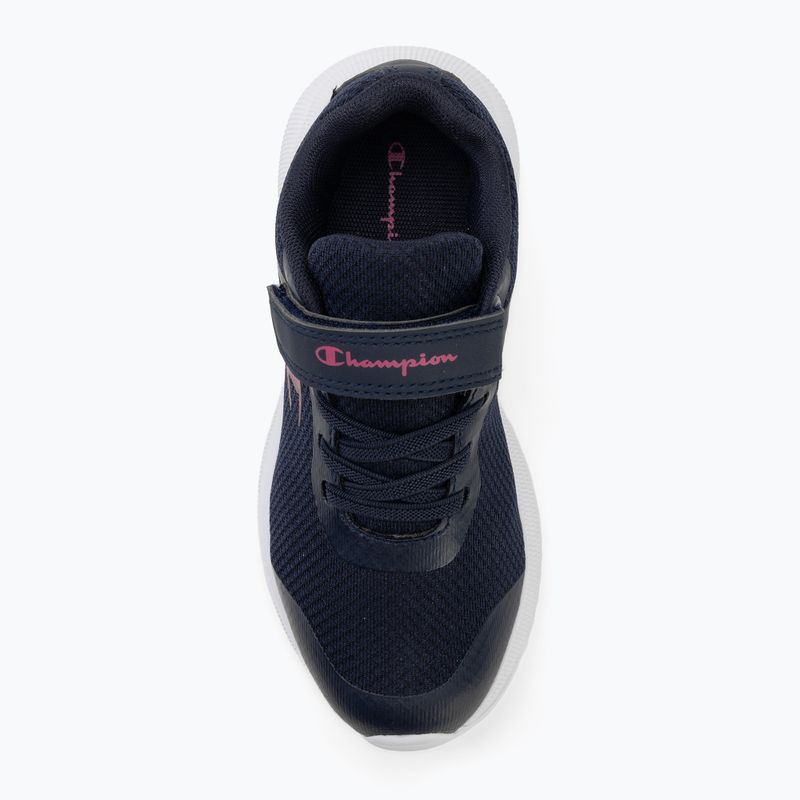 Scarpe per bambini Champion Syphon Engage Mesh B GS Low Cut new navy/fluo/flash pink 5
