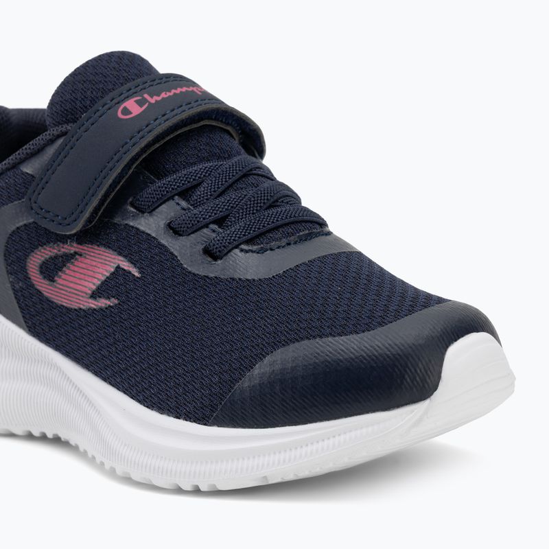 Scarpe per bambini Champion Syphon Engage Mesh B GS Low Cut new navy/fluo/flash pink 7