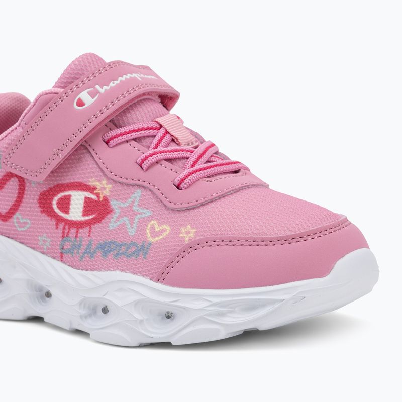 Scarpe per bambini Champion Funfair Print G PS Low Cut blue burgundy/flash/fluorescent pink 7