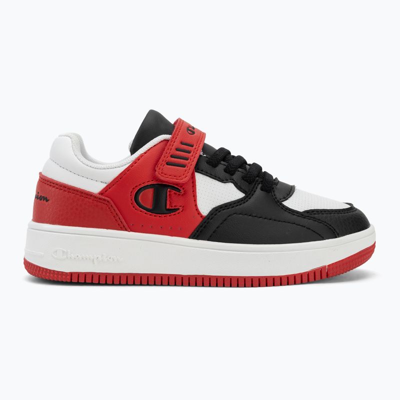 Scarpe per bambini Champion RD25 Low B PS Low Cut white/red oxide/black 2