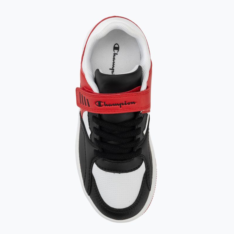 Scarpe per bambini Champion RD25 Low B PS Low Cut white/red oxide/black 5
