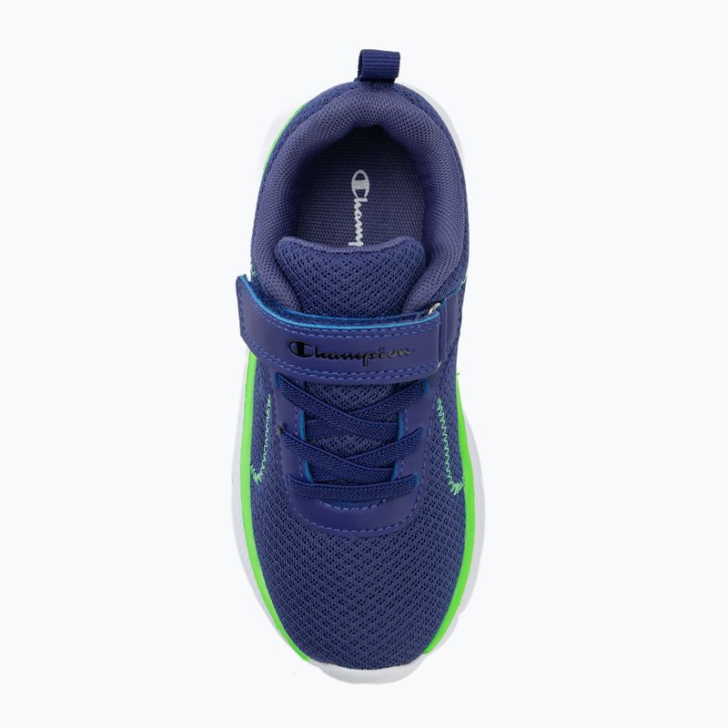 Scarpe per bambini Champion HRO J B PS Low Cut basic white/flash green/new navy 5