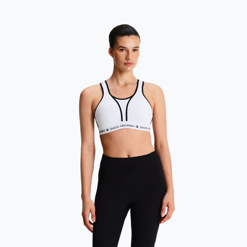 Reggiseno sportivo Shock Absorber Ultimate Run Bra Padded white 4