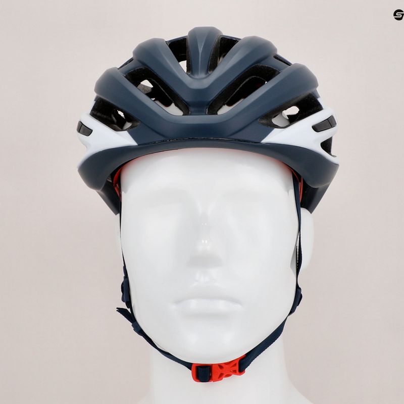 Casco da bicicletta Giro Agilis opaco mezzanotte/bianco/rosso 11