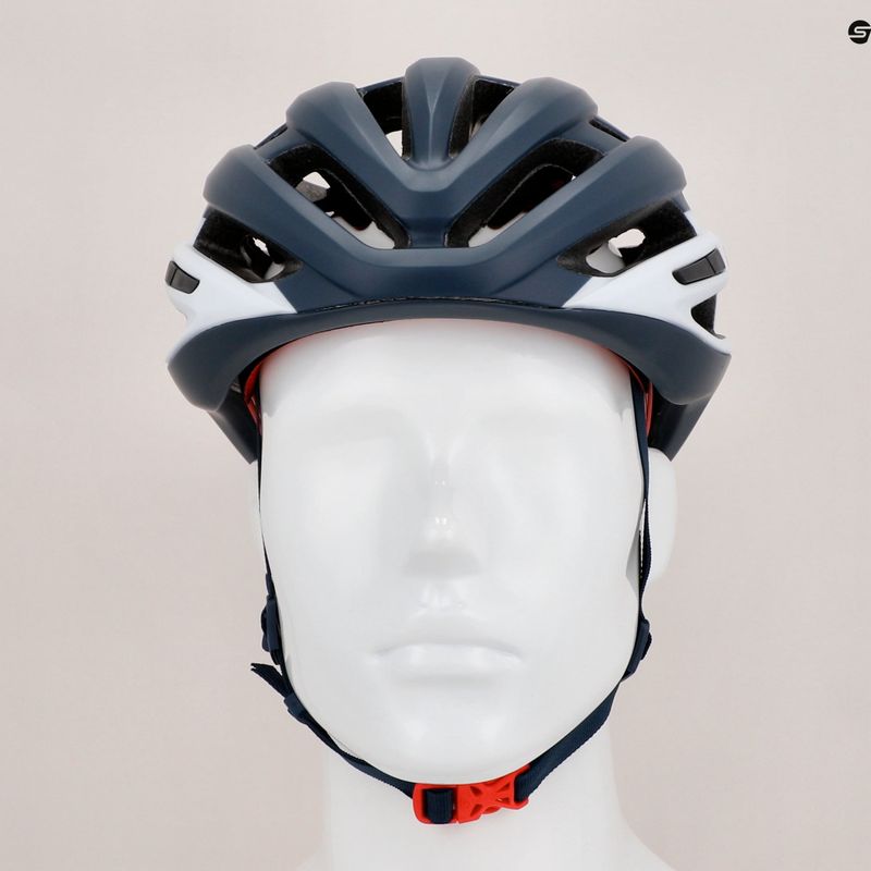 Casco da bicicletta Giro Agilis opaco mezzanotte/bianco/rosso 7