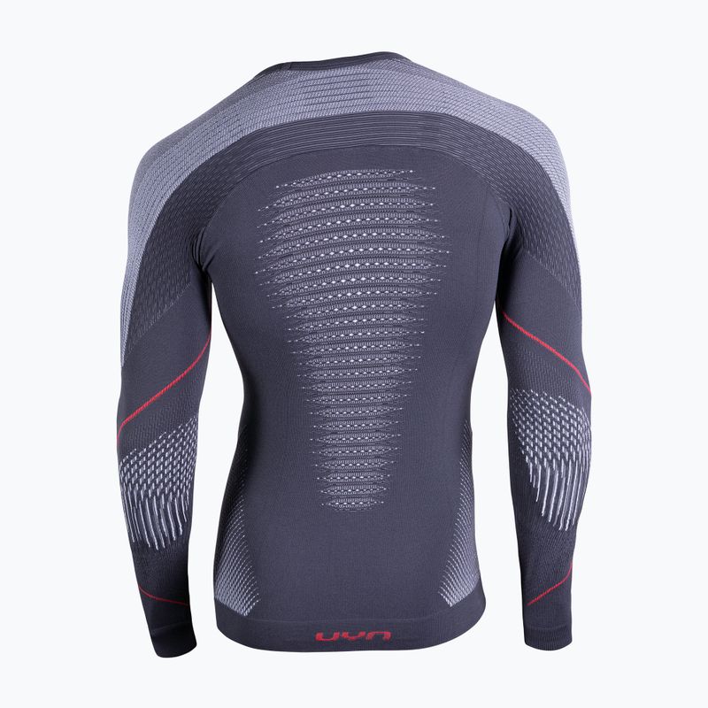 Maglia termica da uomo UYN Evolutyon UW Shirt charcoal/white/red 2