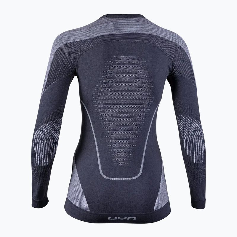 Maglia termica da donna UYN Evolutyon UW Shirt charcoal/white/light green 2